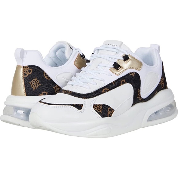 New GUESS Fever Logo Air Bubble Sneakers SZ 6.5 - Picture 1 of 5